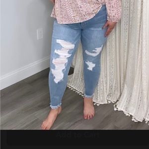 Cello distressed skinny jeans